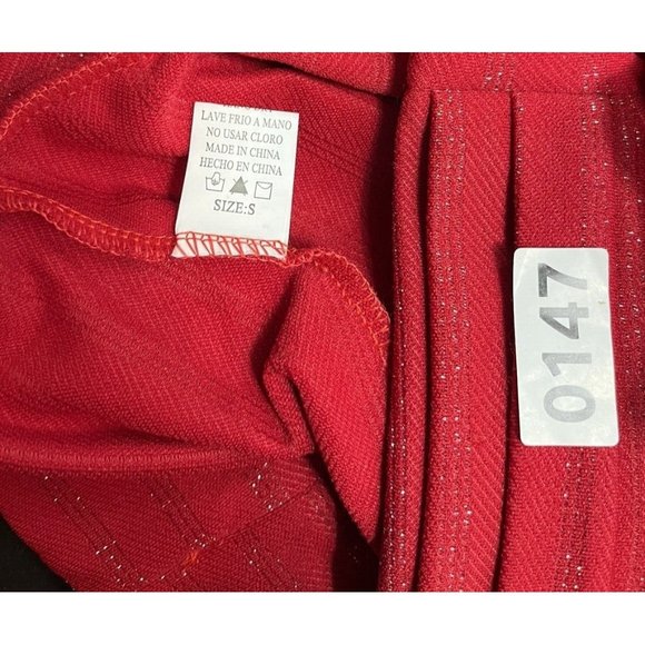 Unbranded Women Slimming Skinny Pants Size S Color Red - Picture 13 of 13